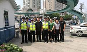 居然所見，皆有溫度——安徽分公司淮南店慰問一線交警 